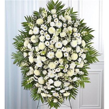 White Sympathy Standing Spray